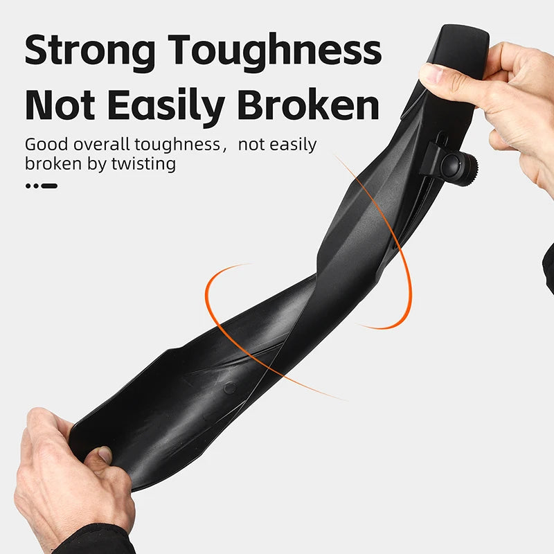 WEST BIKING Bicycle Fenders 26/27.5/ 29 inch Mountain Bike Front Rear Tire Bike Mudguard Lengthen Wheel MTB Quick Release Fender Beargoods