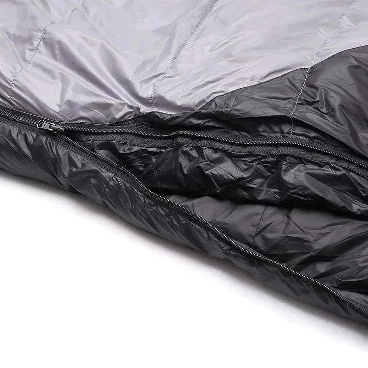 JUNGLE KING CY660 4 Seasons 3 Kinds of Thickness Camping Travel Hiking White Duck Down Feather Filled Mummy Down Sleeping Bags Beargoods