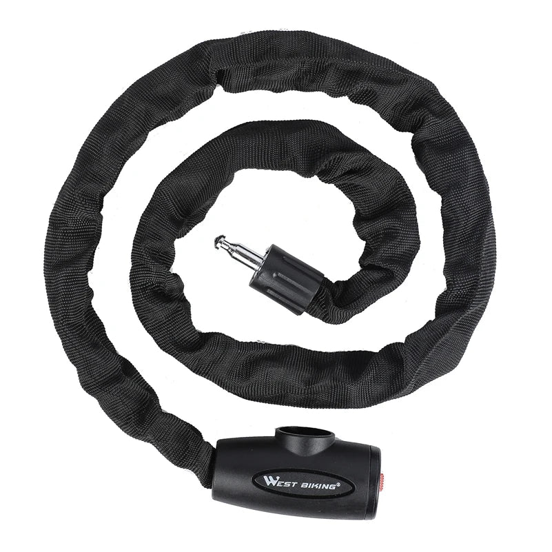 Bicycle Anti-Theft Chain Lock with 2 Keys Beargoods