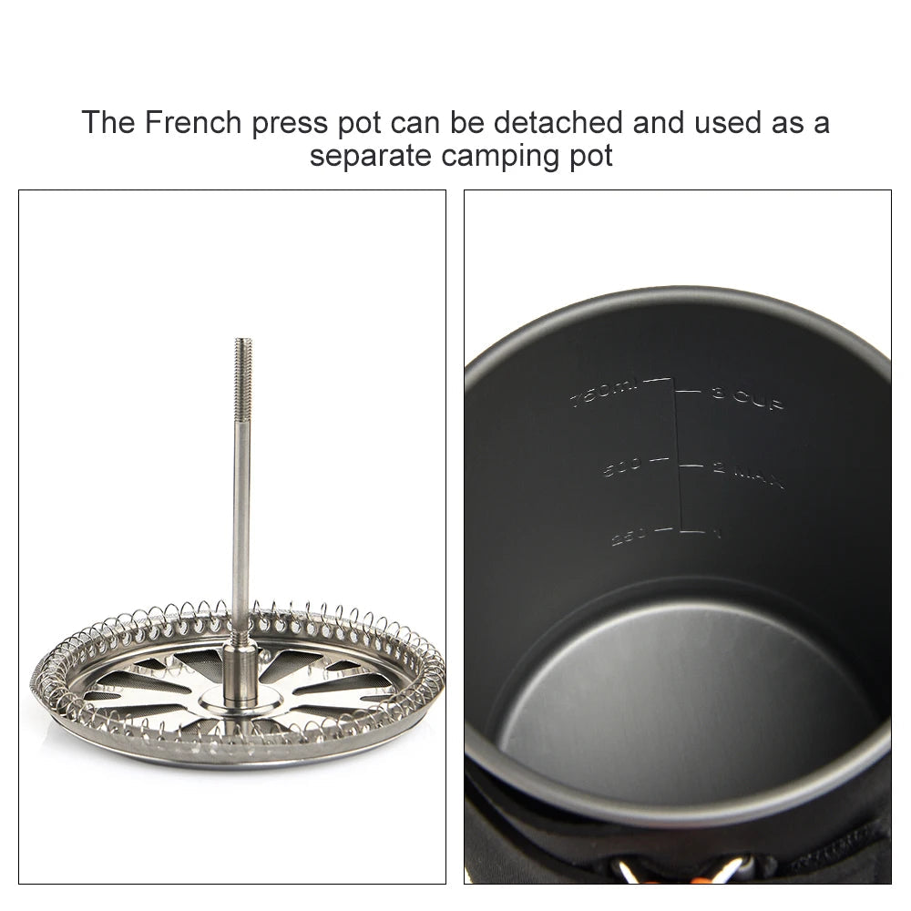 Camping Cooking System with Heat Exchanger Beargoods