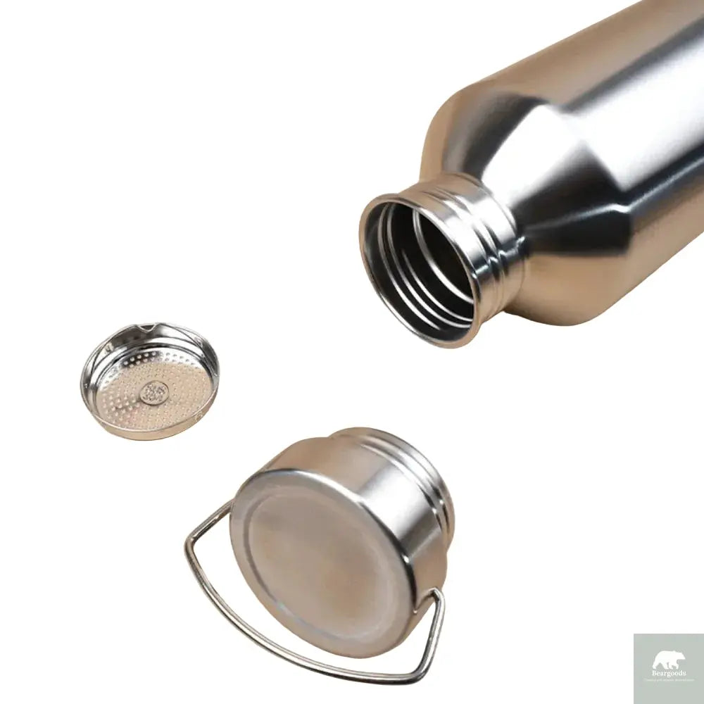 2L Drink Bottle for Sport Large Capacity Stainless Steel Sport Bottle Single-Layer Water Cup Metal Flask Drinkware Camping Sport Beargoods