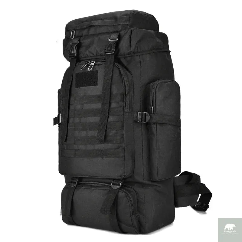 80L/100L Mountaineering Bag Climb Bag Tactical Backpacks Large Backpack Outdoors Hiking Camping Travel Bags Beargoods