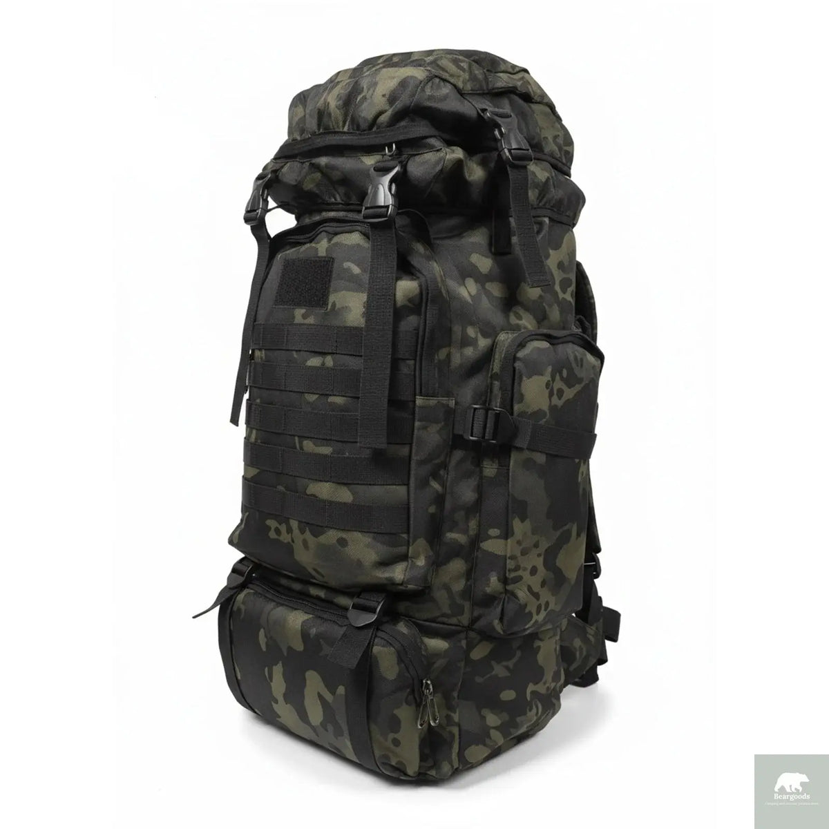 80L/100L Mountaineering Bag Climb Bag Tactical Backpacks Large Backpack Outdoors Hiking Camping Travel Bags Beargoods