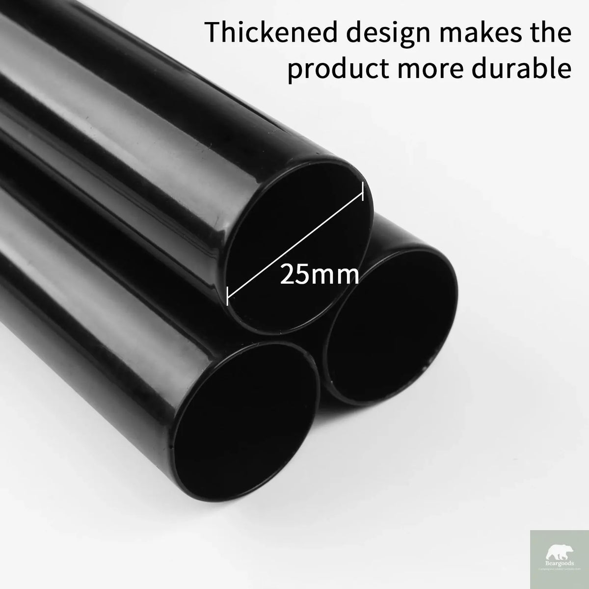 2m Telescopic Tent Poles Set of 2 Lightweight Adjustable Trekking Camping Collapsible Poles for Walking Canopy Hiking Beargoods