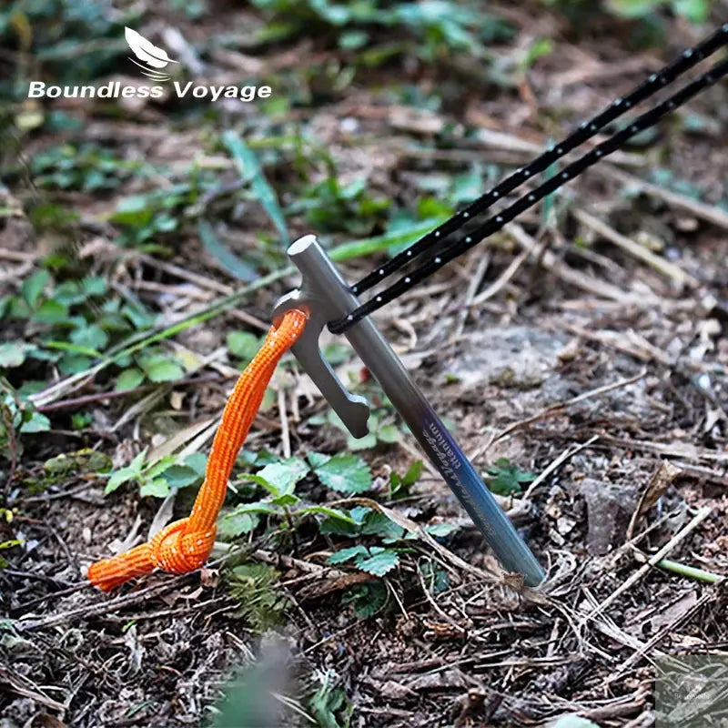 Heavy Duty Titanium Alloy Tent Stakes - Beargoods