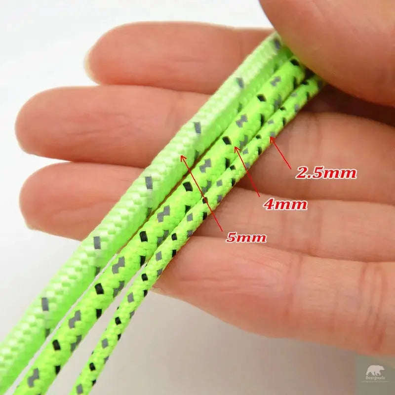 5M/10M/20M/50M Reflective Nylon Tent Rope Beargoods