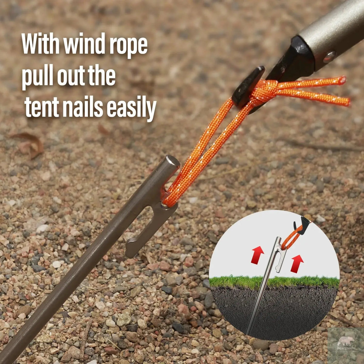 Titanium Alloy Tent Pegs Beargoods
