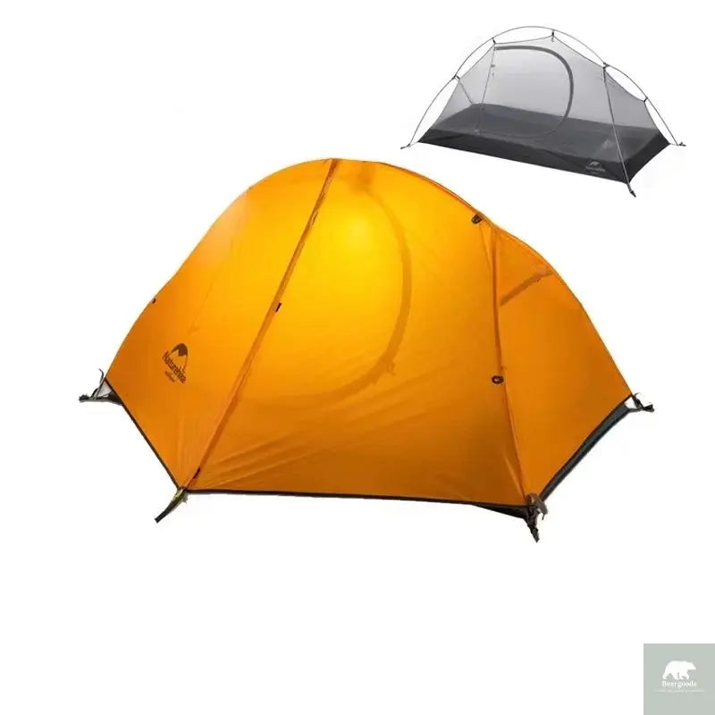 Naturehike Cycling Tent 1 Person Ultralight Backpacking Tent Double Layer Fishing Beach Tent Outdoor Travel Hiking Camping Tent Beargoods