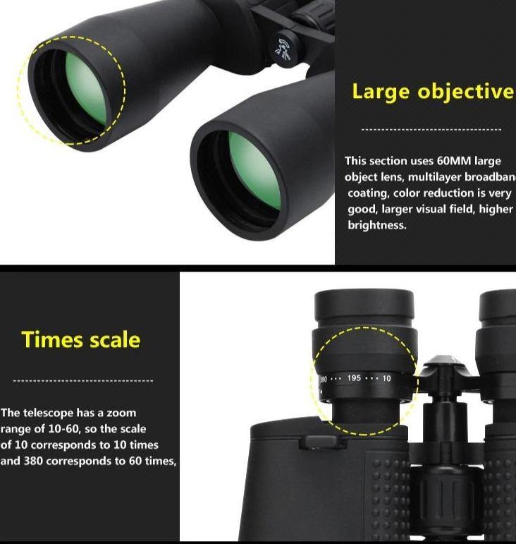 High Magnification Long Range Zoom 10-60 Times - Beargoods High Magnification Long Range Zoom 10-60 Times Beargoods.co.uk  84.99 Beargoods