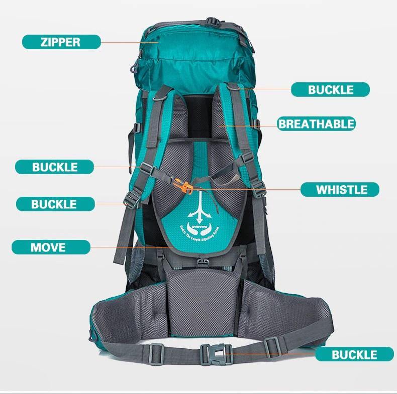 Camping Hiking Backpack Superlight 80L - Beargoods Camping Hiking Backpack Superlight 80L Beargoods.co.uk  44.99 Beargoods