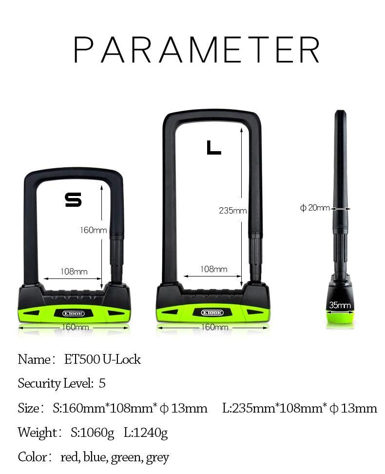 Hydraulic Shear Resistant Bike U Lock - Beargoods Hydraulic Shear Resistant Bike U Lock Beargoods.co.uk 85.99 Beargoods