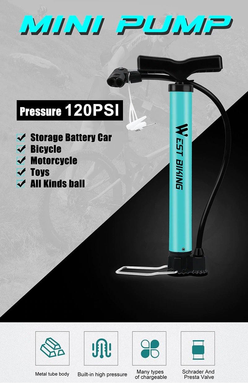 Bike Pump 120/160PSI Steel - Beargoods Bike Pump 120/160PSI Steel Beargoods.co.uk 17.99 Beargoods