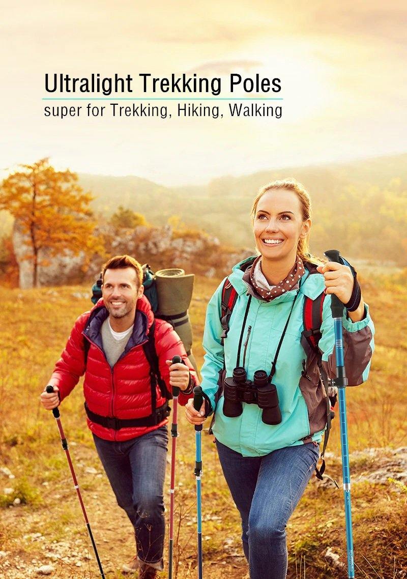 Trekking/walking Poles Folding Stick Pair - Beargoods Trekking/walking Poles Folding Stick Pair Beargoods.co.uk 29.99 Beargoods