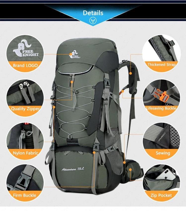 75L Rucksack Waterproof - Beargoods 75L Rucksack Waterproof Beargoods.co.uk Backpacks 69.99 Beargoods