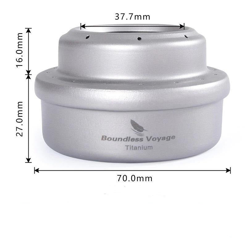 Titanium Alcohol Stove with Bracket - Beargoods Titanium Alcohol Stove with Bracket Beargoods.co.uk 18.99 Beargoods
