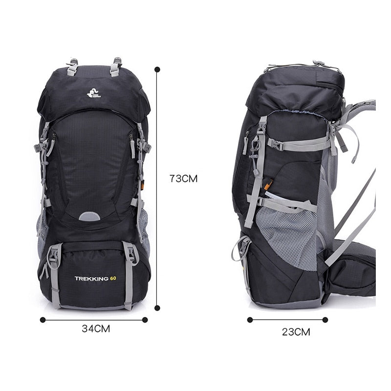 60L Outdoor Hiking Waterproof Backpack - Beargoods