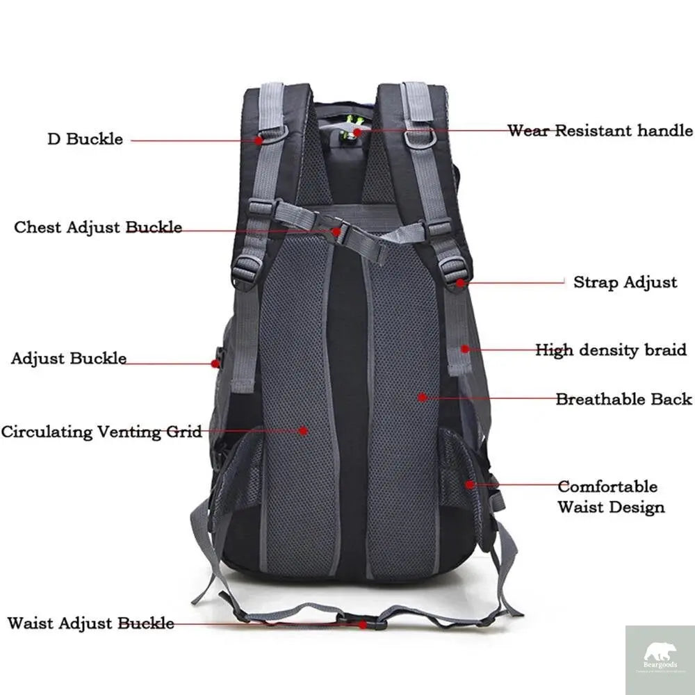 50L Hiking Backpack - Beargoods 50L Hiking Backpack Beargoods.co.uk 45.99 Beargoods