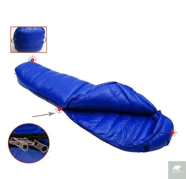UltraLight Duck Down Mummy Style Sleeping Bag - Beargoods UltraLight Duck Down Mummy Style Sleeping Bag Beargoods.co.uk 89.99 Beargoods