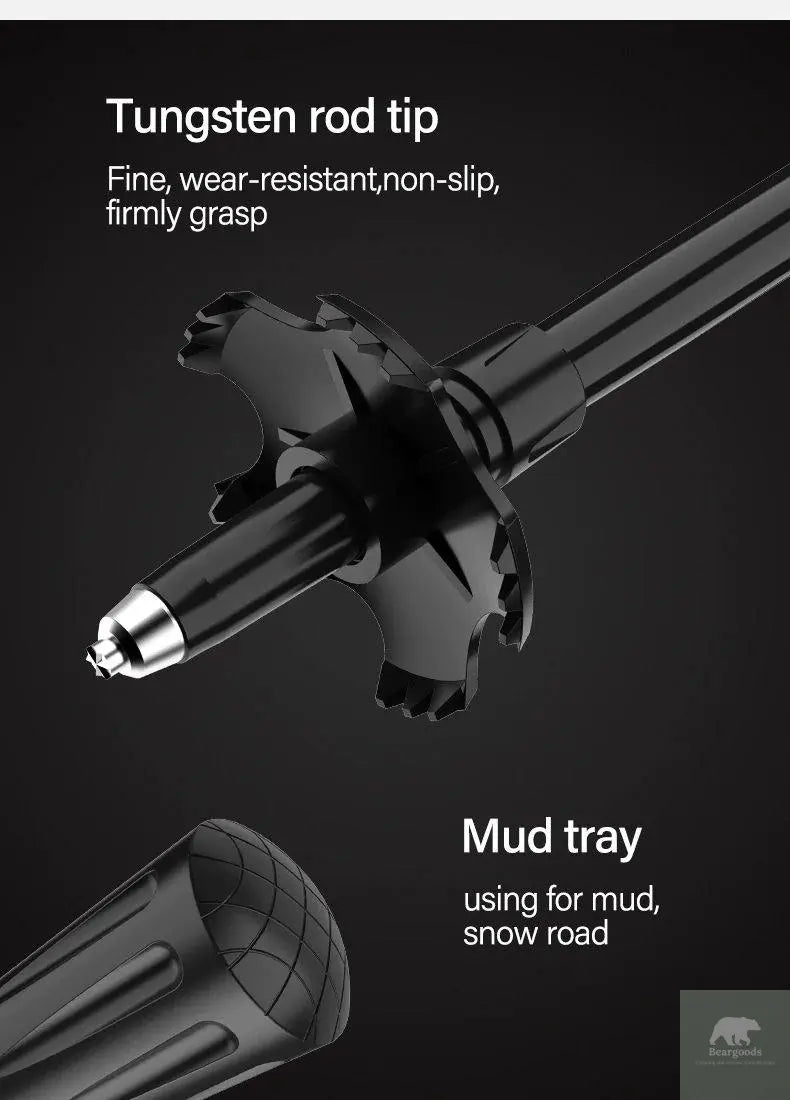 2 Piece Ultralight Trekking Poles Foldable - Beargoods 2 Piece Ultralight Trekking Poles Foldable Beargoods.co.uk 34.99 Beargoods