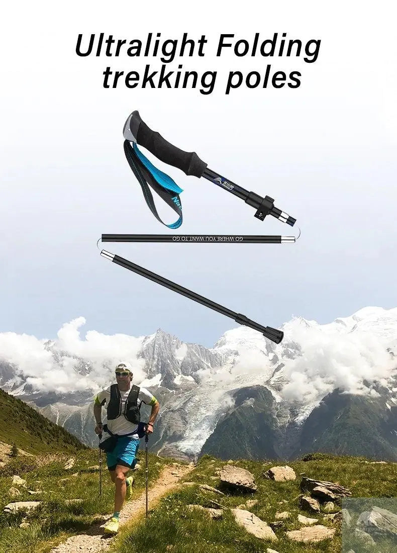 2 Piece Ultralight Trekking Poles Foldable - Beargoods 2 Piece Ultralight Trekking Poles Foldable Beargoods.co.uk 34.99 Beargoods