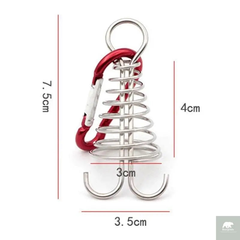 Deck Peg with Carabiner Hooks - Beargoods Deck Peg with Carabiner Hooks Beargoods.co.uk 10.99 Beargoods