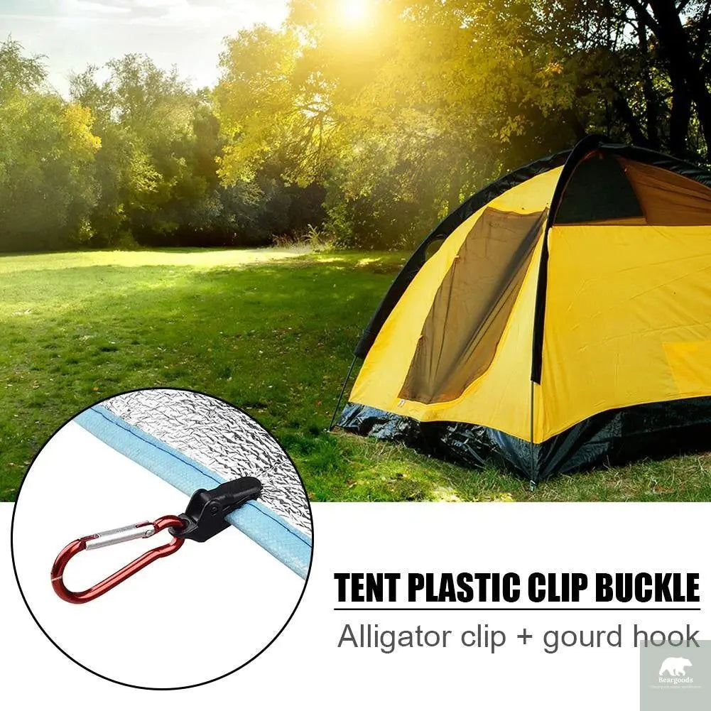 Tent Clamp with Carabiner Hook - Beargoods Tent Clamp with Carabiner Hook Beargoods.co.uk 15.99 Beargoods