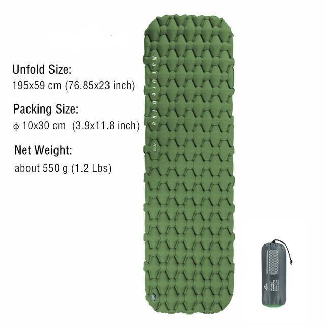 Inflatable Mattress Ultralight Waterproof Compact - Beargoods Inflatable Mattress Ultralight Waterproof Compact Beargoods.co.uk 47.99 Beargoods
