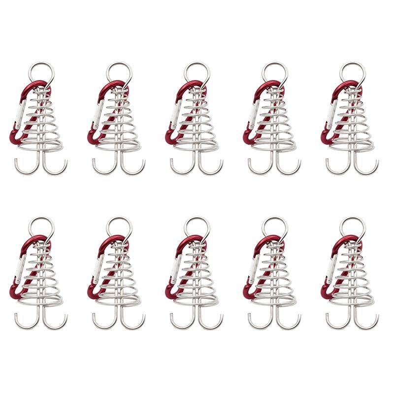 Deck Peg with Carabiner Hooks - Beargoods Deck Peg with Carabiner Hooks Beargoods.co.uk 10.99 Beargoods