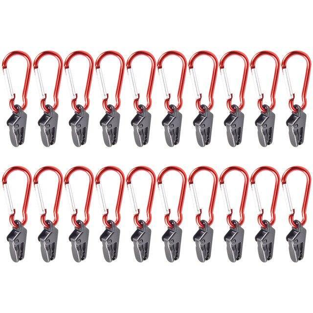 Tent Clamp with Carabiner Hook - Beargoods Tent Clamp with Carabiner Hook Beargoods.co.uk 15.99 Beargoods