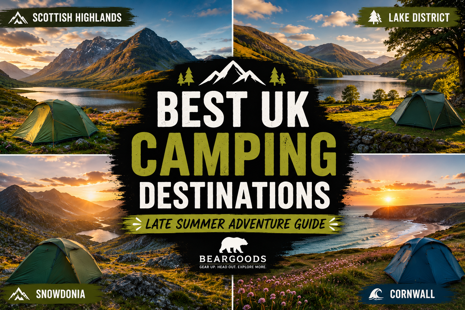 10 Best UK Camping Destinations for Late Summer Adventures