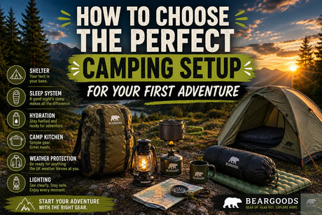 How to Choose the Perfect Camping Setup for Your First Adventure Beargoods