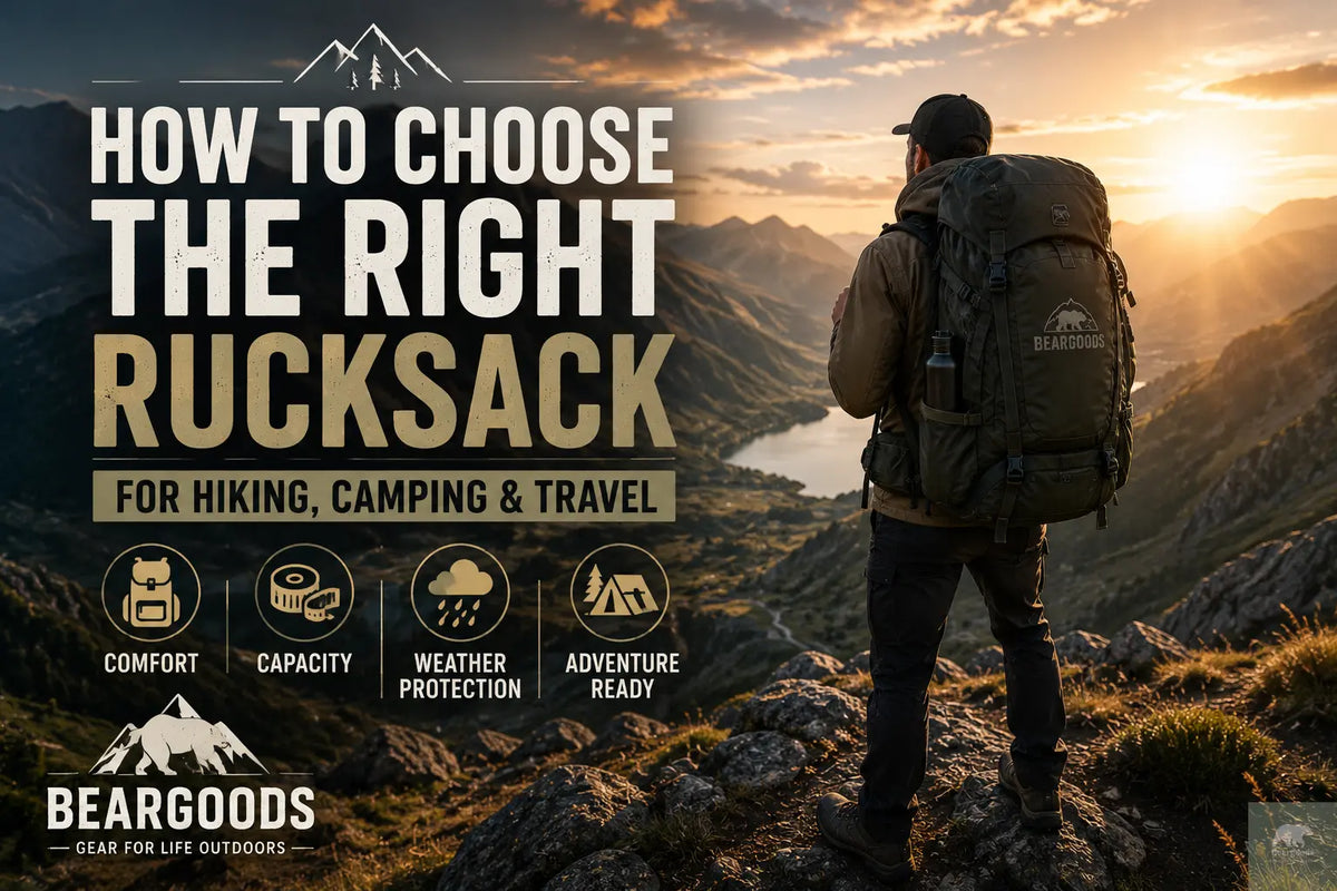 How to Choose the Right Rucksack for Hiking, Camping & Travel Beargoods