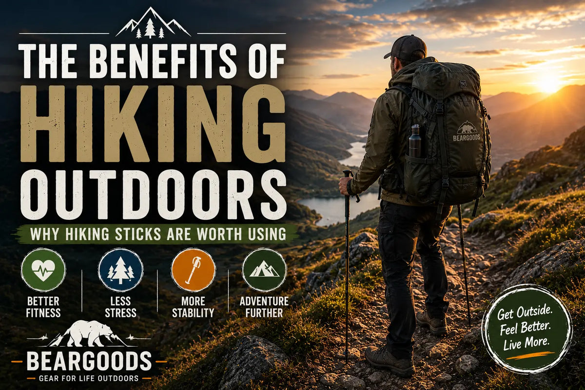 The Health Benefits of Hiking Outdoors: Why Hiking Sticks Are Worth Using Beargoods
