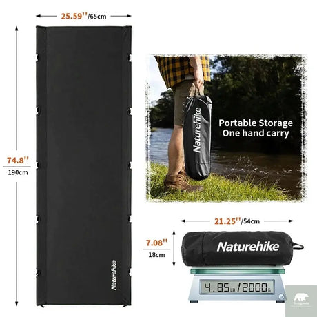 Naturehike XJC05 Camping Folding Bed Ultra Light Supplies Camping Bed Folding Cot Outdoor Hiking Supplies Bed Portable NH20JJ001 Beargoods