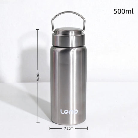 350-750ml Premium Ceramic Liner Tea Thermos Bottle Double Walled Stainless Steel Water Cup Vacuum Flask Travel Bottle Beargoods