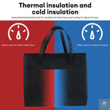 70L Insulated Thermal Cooler Bag Insulation To Keep Cold Large Capacity Portable Lunch Bag Zip Picnic Camping Tin Foil Food Bag Beargoods