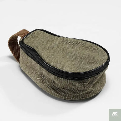 CAMPINGMOON S220-B Canvas Mini Bag 21x15x9cm Outdoor Camping Custom Pear Shape Lunch Food Delivery Food Grade PP Box Beargoods