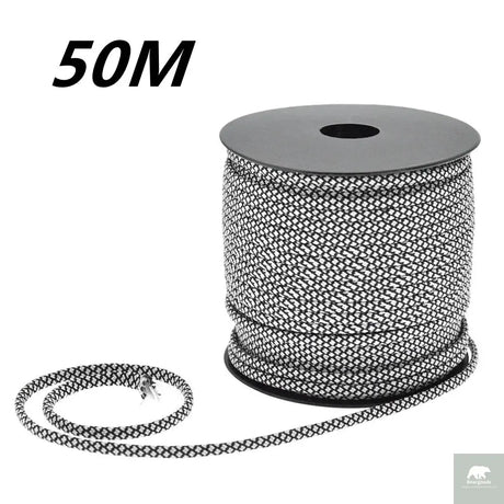 50 M 1 Roll4 Mm 7 Stand Cores Paracord for Survival Parachute Cord Lanyard Camping Climbing Camping Rope Hiking Clothesline Beargoods
