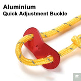 4M Durable Tent Rope Luminous High Reflective Tent Rope with Buckle Multi-Function Sturdy Tent Rope for Outdoor/Beach/Camping Beargoods