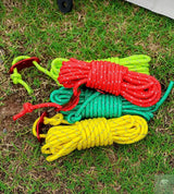 4M Durable Tent Rope Luminous High Reflective Tent Rope with Buckle Multi-Function Sturdy Tent Rope for Outdoor/Beach/Camping Beargoods