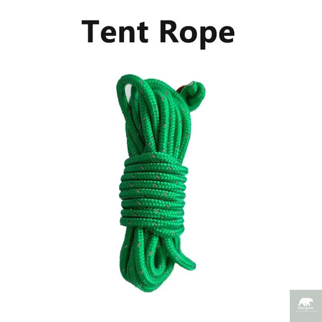 4M Durable Tent Rope Luminous High Reflective Tent Rope with Buckle Multi-Function Sturdy Tent Rope for Outdoor/Beach/Camping Beargoods