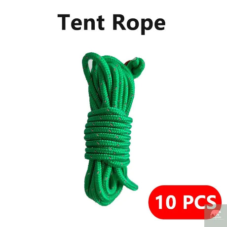 4M Durable Tent Rope Luminous High Reflective Tent Rope with Buckle Multi-Function Sturdy Tent Rope for Outdoor/Beach/Camping Beargoods