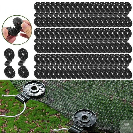 10/20/50100pcs Awning Plastic Clips Outdoor Shade Cloth Net Clip Camping Garden Tool Buildings Fence Net Fix Clamp Awning Hook Beargoods
