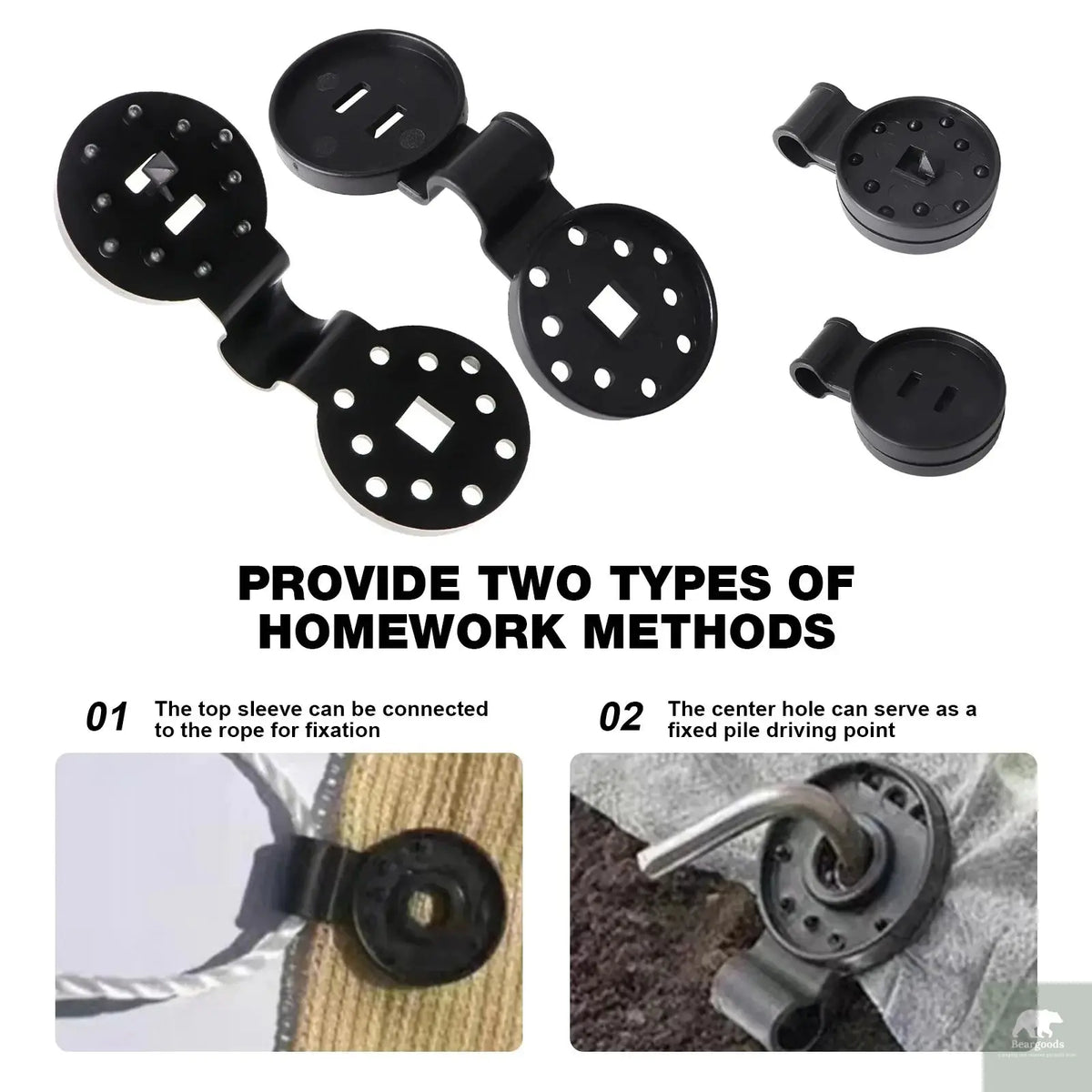 10/20/50100pcs Awning Plastic Clips Outdoor Shade Cloth Net Clip Camping Garden Tool Buildings Fence Net Fix Clamp Awning Hook Beargoods