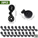10/20/50100pcs Awning Plastic Clips Outdoor Shade Cloth Net Clip Camping Garden Tool Buildings Fence Net Fix Clamp Awning Hook Beargoods