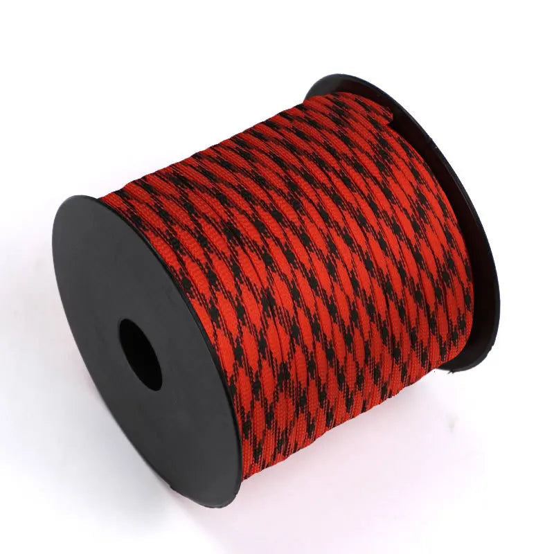 50 M 1 Roll4 Mm 7 Stand Cores Paracord for Survival Parachute Cord Lanyard Camping Climbing Camping Rope Hiking Clothesline Beargoods