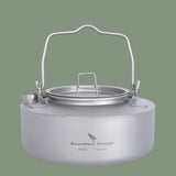 Ultralight Titanium Camping Kettle 700ml - Beargoods