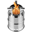 Portable Outdoor Camping Stove Wood Burning Mini Lightweight Stainless Steel  Stove Picnic BBQ Cooker Travel Adventure Tools Beargoods