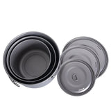 Boundless Voyage Titanium Pot Camping Cookware Hanging Soup Pot with Lid Outdoor Cooking Kit Lightweight Kitchen Ware Tableware Beargoods