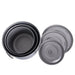 Boundless Voyage Titanium Pot Camping Cookware Hanging Soup Pot with Lid Outdoor Cooking Kit Lightweight Kitchen Ware Tableware Beargoods